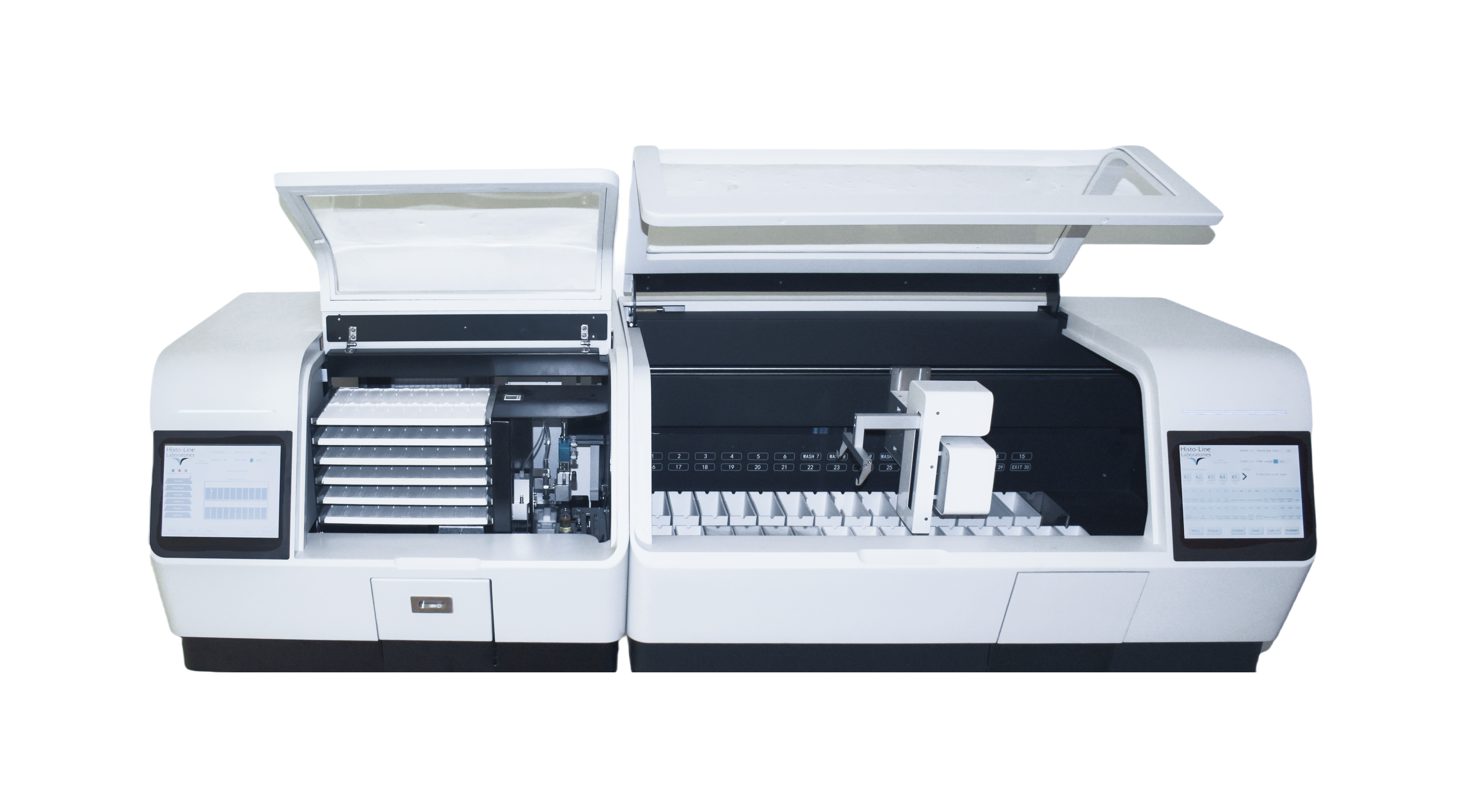 染色封片机侧面